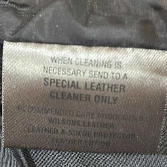 Wilson leather women’s black top size L - Picture 7 of 10
